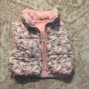 AS Revival Floral Pink Puffer Vest